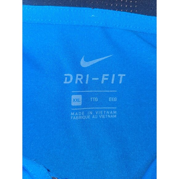 Nike Mens Dri-Fit Blue Polo XXL - Picture 5 of 7